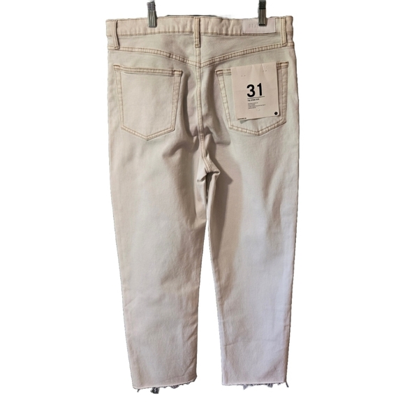 RE/Done 70s Stove Pipe Vintage Sunfaded Button Fly High Rise Jeans Size 31 NWT - Picture 3 of 13